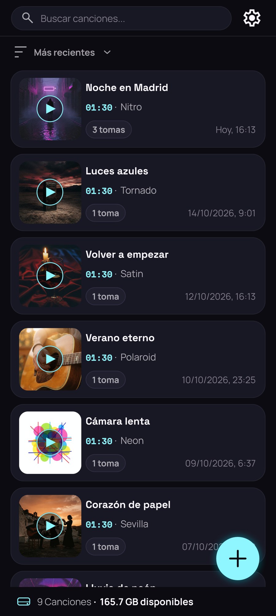 La Biblioteca con tus canciones
