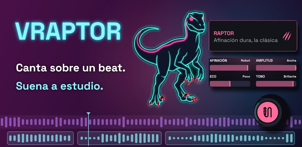 VRaptor: canta sobre un beat, suena a estudio