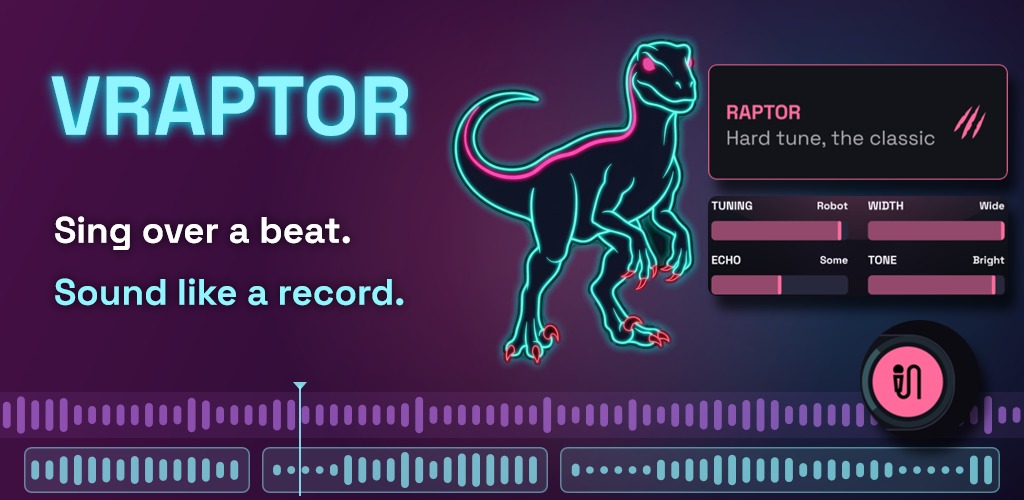 VRaptor: sing over a beat, sound like a record